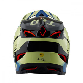 Casque VTT Troy Lee Designs D4 Composite Drip Yellow Fluo (3)