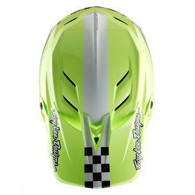 Casque VTT Troy Lee Designs D4 Polyacrylite Fifty Yellow Fluo (4)
