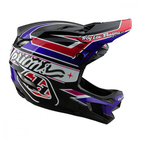 Casque VTT Troy Lee Designs D4 Polyacrylite Linear Black (2)
