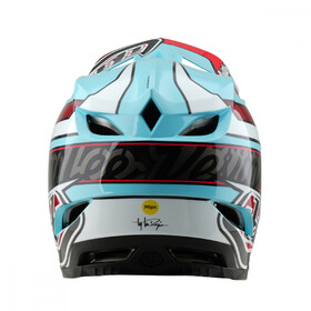 Casque VTT Troy Lee Designs D4 Polyacrylite Linear Blue (3)