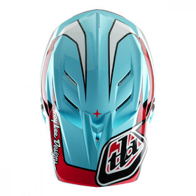 Casque VTT Troy Lee Designs D4 Polyacrylite Linear Blue (4)