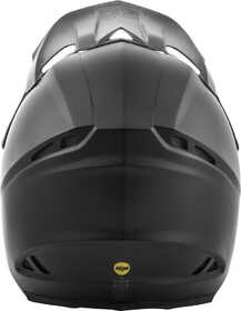 Casque cross Fly F2 Carbon Mips Solid Noir Mat Derrière