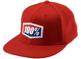 Casquette 100% Official J-Fit Rouge