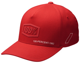 Casquette 100% Shadow X-Fit Rouge