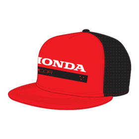 Casquette D'COR Visuals Team Honda Factory Rouge