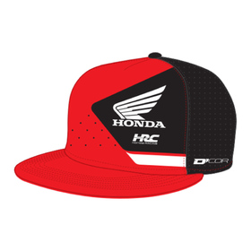 Casquette D'COR Visuals Team Honda Rouge
