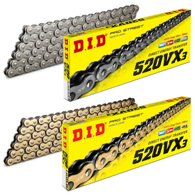 Chaîne de transmission DID 520VX3 X-Ring Type clip