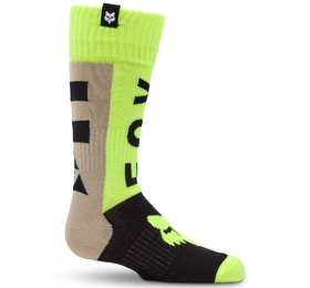 Chaussettes cross Enfant Fox 180 Collect Gris-Jaune 2026
