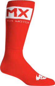 Chaussettes cross Enfant Thor MX Solid Rouge