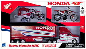 Coffret NewRay Team Honda Camion + Moto + Cascadeur