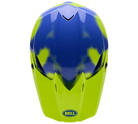 Casque cross Enfant Bell MX-10 Mips Camo Jaune Fluo 2026 Dessus