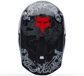 Casque cross Enfant Fox V1 Abyss 2027 Dessus