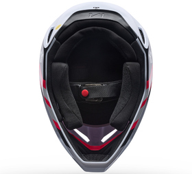Casque cross Enfant Fox V1 Draft Blanc 2027 Dessous