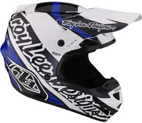 Casque cross Enfant Troy Lee Designs GP Slice Bleu 2023 Côté