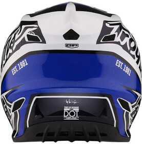 Casque cross Enfant Troy Lee Designs GP Slice Bleu Derrière