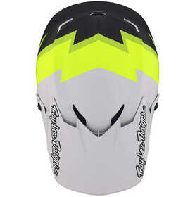 Casque cross Enfant Troy Lee Designs GP Volt Jaune Fluo 2023 Dessus