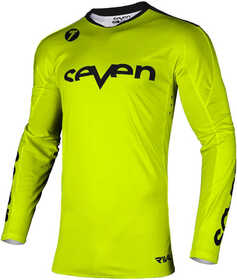 Maillot cross Enfant Seven Rival Staple Jaune Fluo