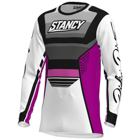 Maillot cross Enfant Stancy Vibe Stripes Violet 2026