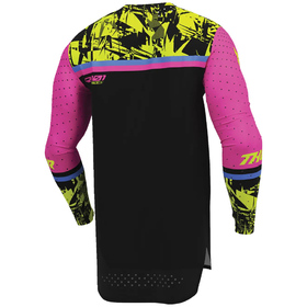 Maillot cross Enfant Thor Sportmode Punk'd Fuchsia 2027 Dos