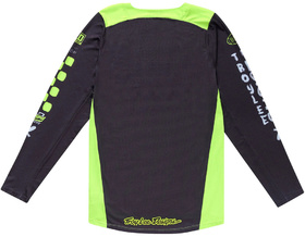 Maillot cross Enfant Troy Lee Designs GP Pro Standard Jaune Fluo 2026 Dos