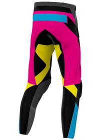 Pantalon cross Enfant Stancy Vibe Stripes Noir-Rose 2026 Dos