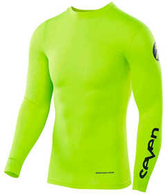 Maillot compression Seven Zero Jaune Fluo 2024