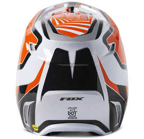 Casque cross Enfant Fox V1 Goat Orange Derrière