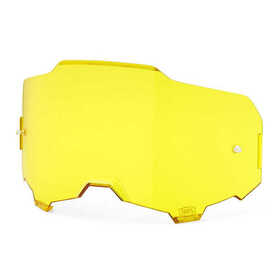 Ecran Jaune Masque cross 100% Armega