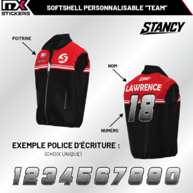 Explications - Bodywarmer personnalisé Stancy Team