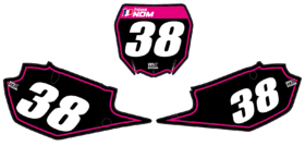 Fonds de plaque - Standard 250 YZF 2019 - 2023 - Noir.GIF