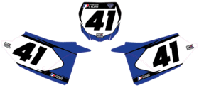 Fonds de plaque - SX 125-250 YZ à partir de 2022 - Blanc.GIF