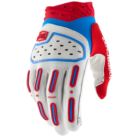 Gants cross 100% Airmatic Rouge-Bleu