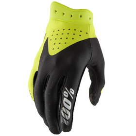 Gants cross 100% iTrack Jaune Fluo