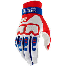 Gants cross 100% Langdale Rouge-Blanc