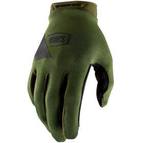 Gants cross 100% Ridecamp Army Vert