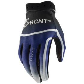 Gants cross 100% Ridefit Bleu