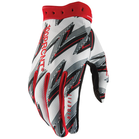 Gants cross 100% Ridefit Rouge