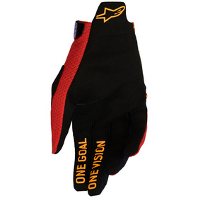 Gants cross Alpinestars Radar Pro Rouge Fluo 2027 Paume