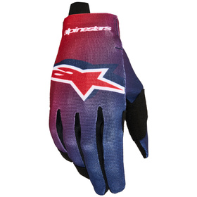 Gants cross Alpinestars Radar Rouge-Bleu 2027