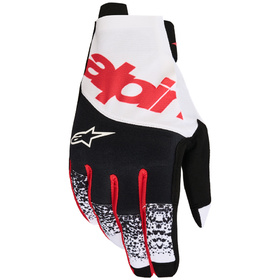 Gants cross Alpinestars Techstar Blanc-Rouge 2027