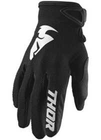 Gants cross Enfant Thor Sector Noir-Blanc 2024