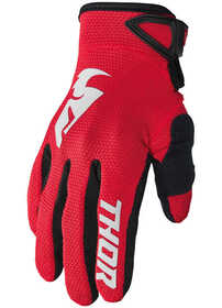 Gants cross Enfant Thor Sector Rouge-Blanc 2024