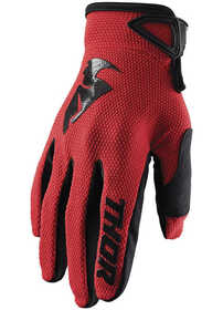 Gants cross Enfant Thor Sector Rouge-Noir 2024