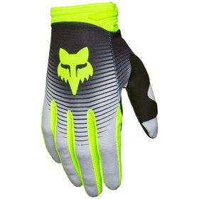 Gants cross Fox 180 Collect Gris-Jaune 2026