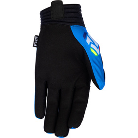 Gants cross FXR Apex Bleu-Noir 2026 Paume
