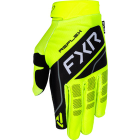 Gants cross FXR Reflex Dual Jaune Fluo-Noir 2026