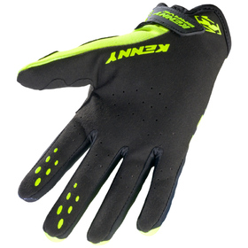 Gants cross Kenny Brave Neon Yellow 2027 Paume