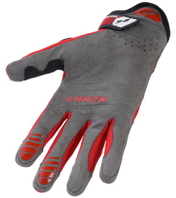 Gants cross Kenny Titanium Rouge 2026 Paume
