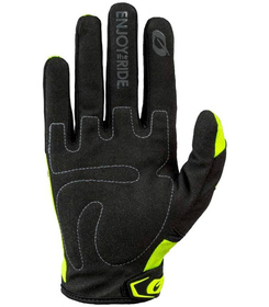 Gants cross O'Neal Element Jaune Fluo Paume