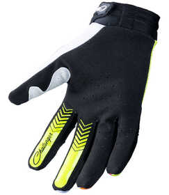 Gants cross Pull-In Race Neon Yellow Red Orange 2024 Paume